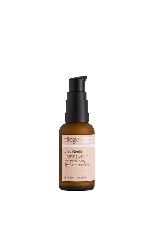 Trilogy offers incredibly effective natural alternatives to synthetic skin care with products such as the Very Gentle Calming Serum.