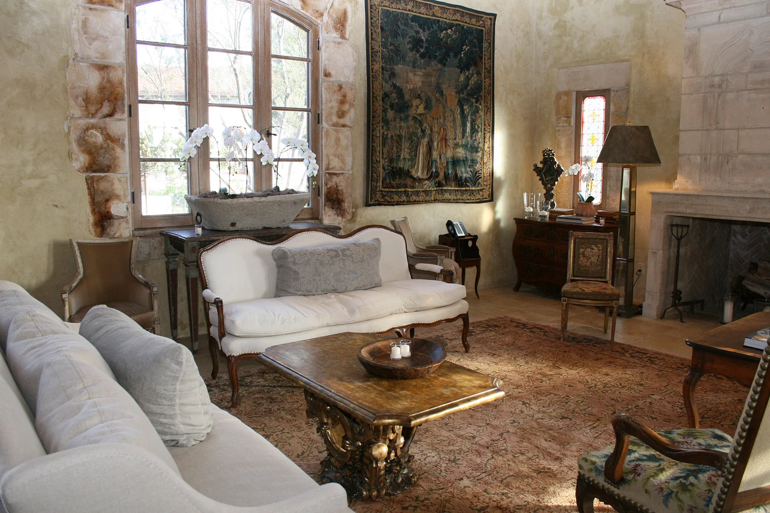 One of the lounge areas.