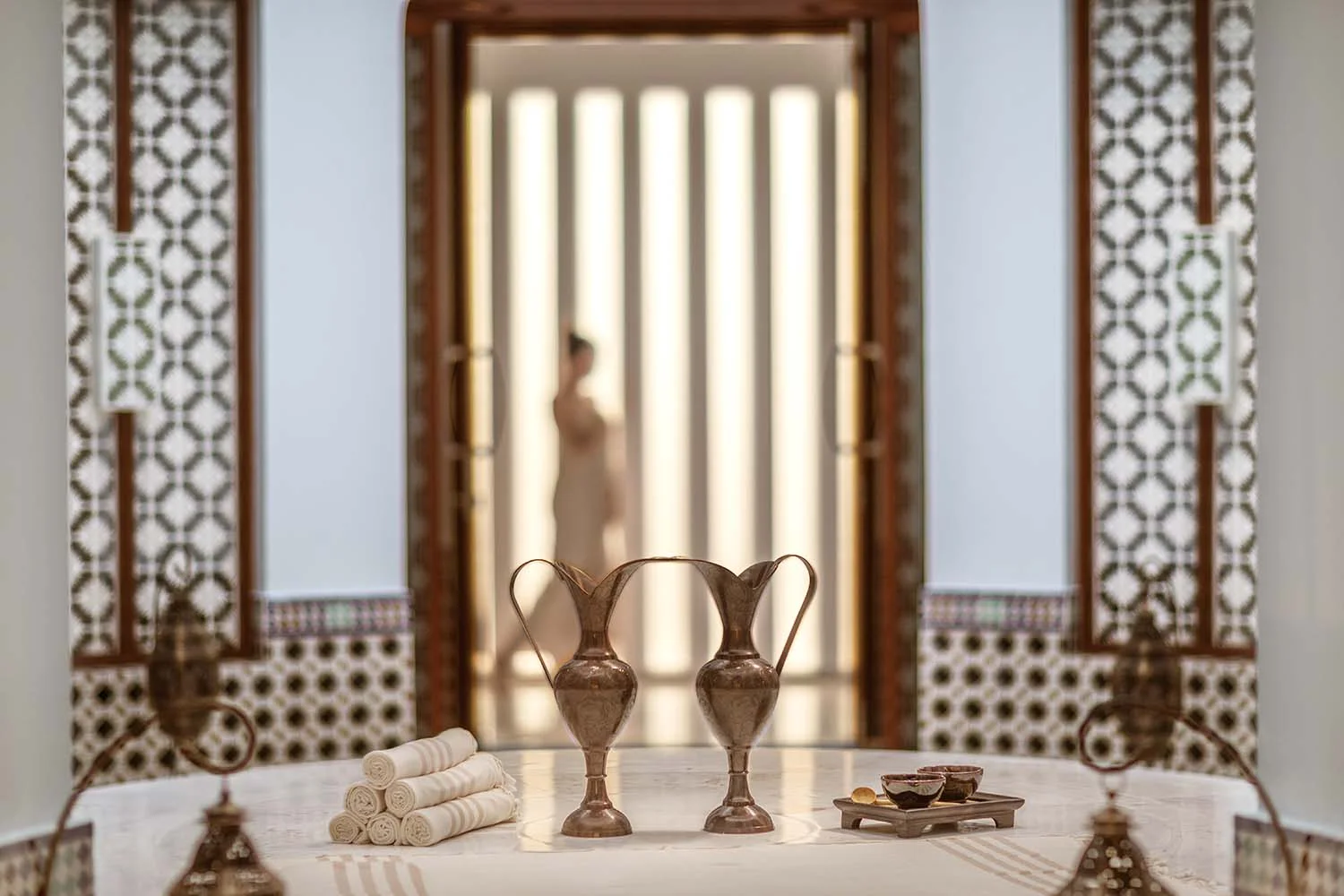 The spa has the only luxury hammam in the area.
