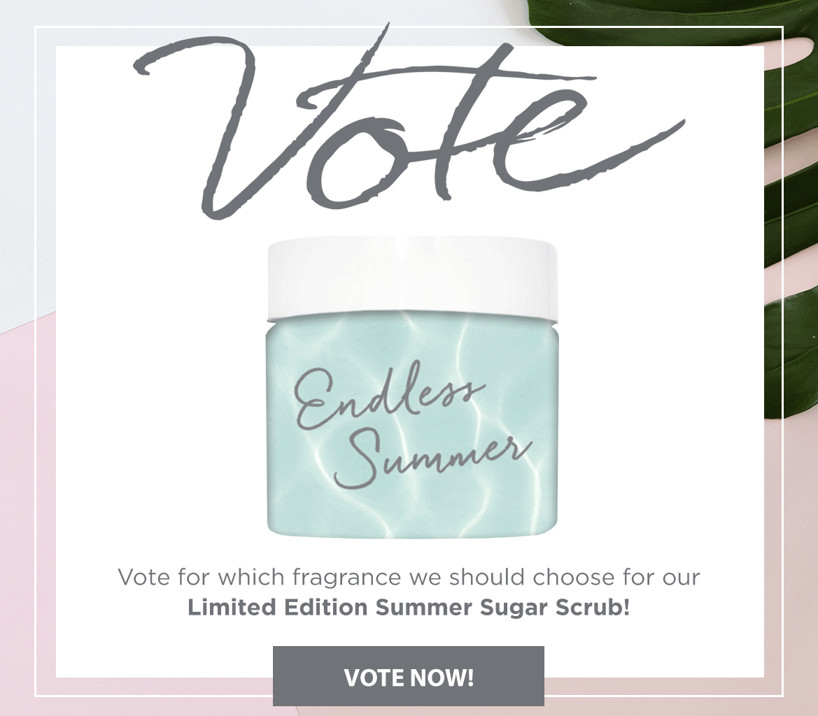 Vote Today for LALICIOUS' New Summer Sugar Scrub and Win a Free Scrub!