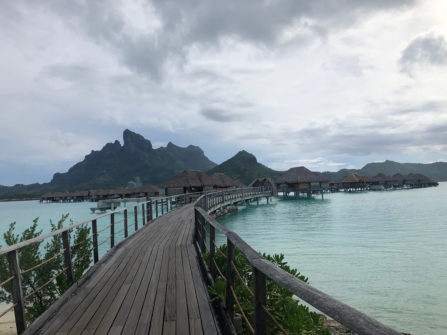 Four Seasons Bora Bora has luxurious overwater bungalow suites and expansive beachfront villas.