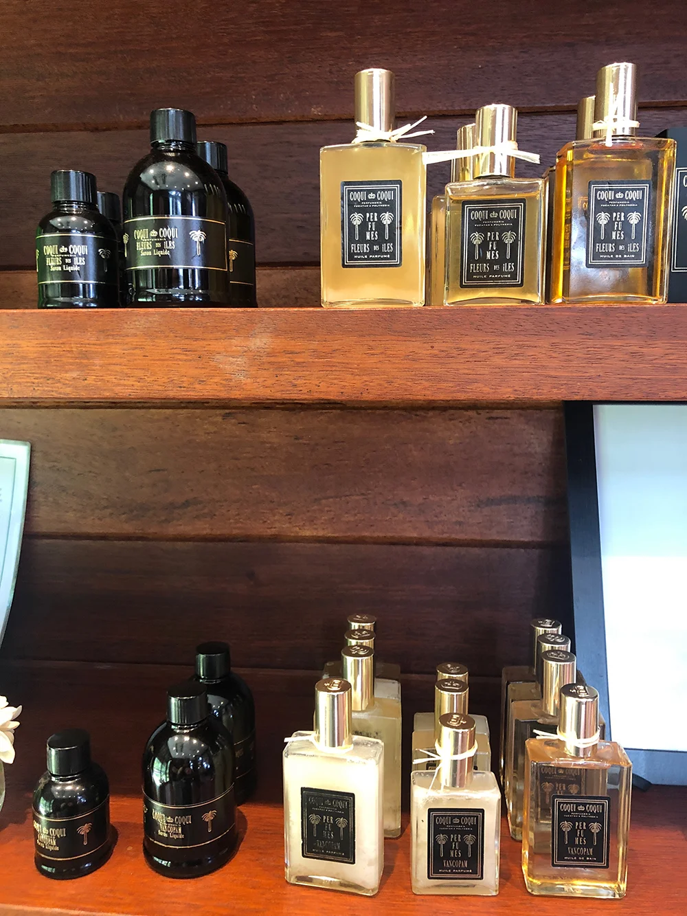 The boutique also carries the Coqui Coqui line of fragrances and body care products.