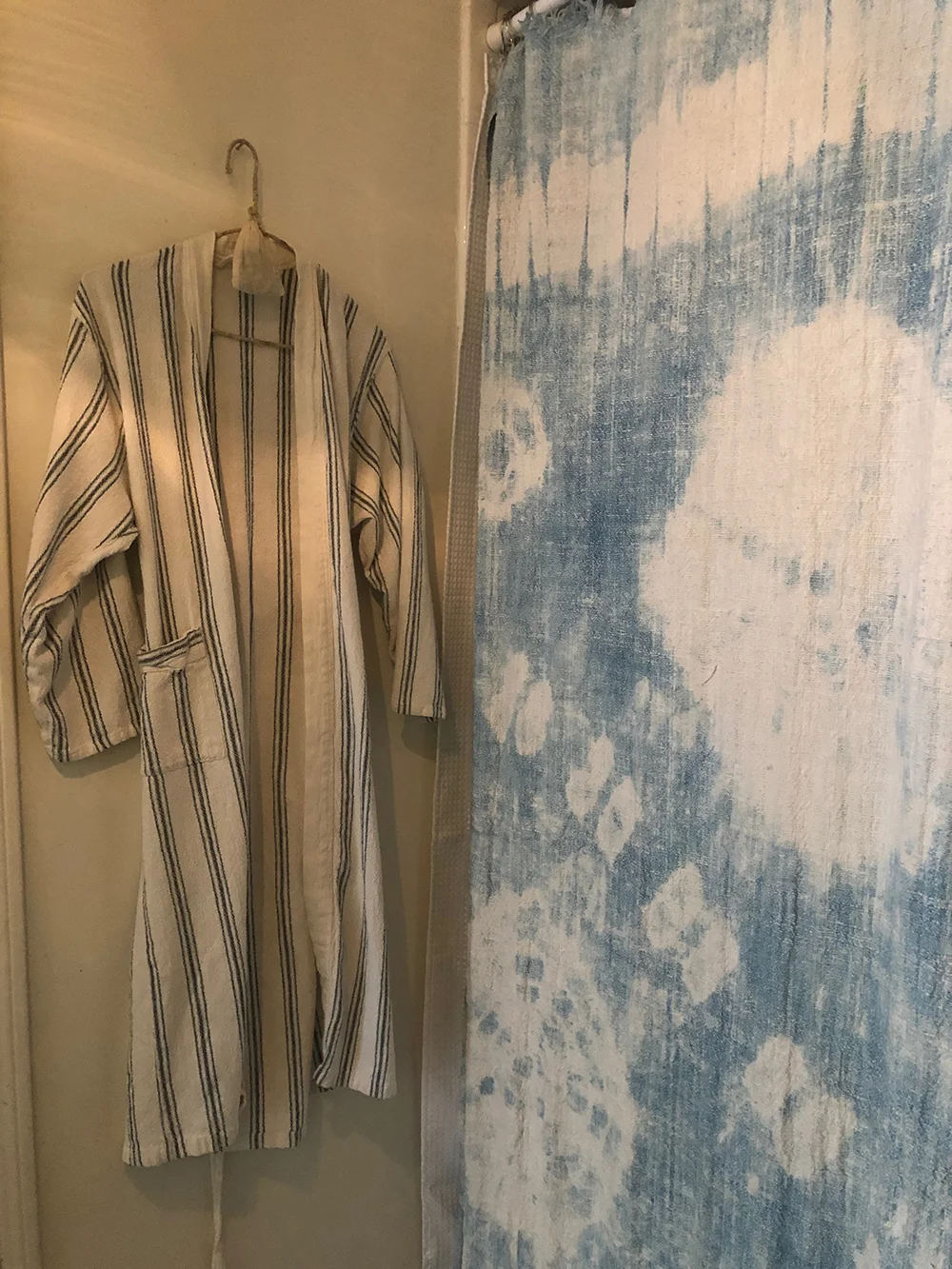 I fell in love with this bathrobe by The Odd Bird Company.