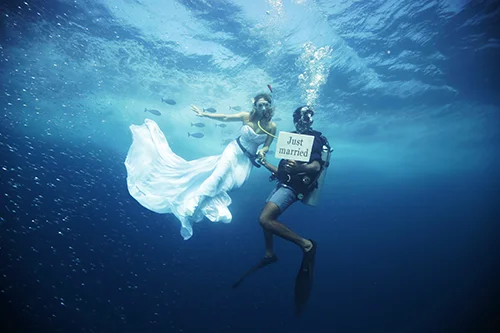 Get Married Underwater at Anantara Kihavah Maldives Villas