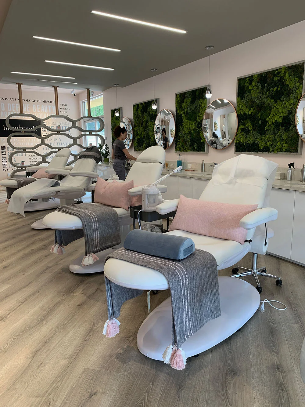 The main area for facials.