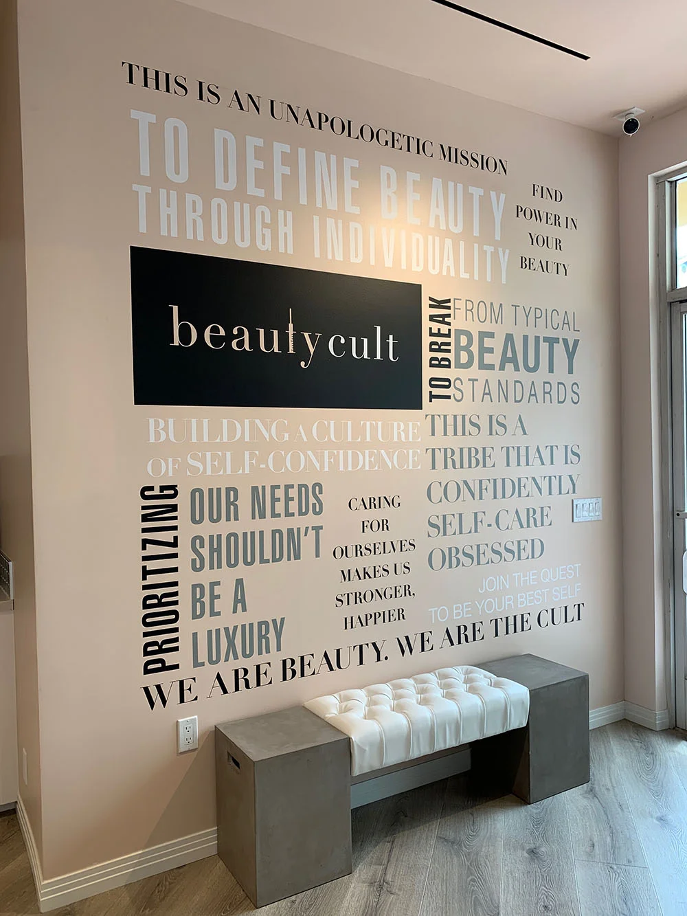 The decor and attention to detail throughout Beauty Cult is simply stunning.