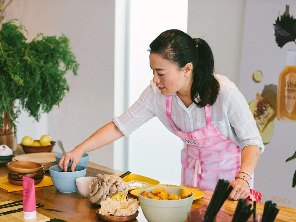 Shiseido Celebrates Relaunch of WASO Skincare With Tasting by Celebrity Chef Shirley Chung in Malibu 