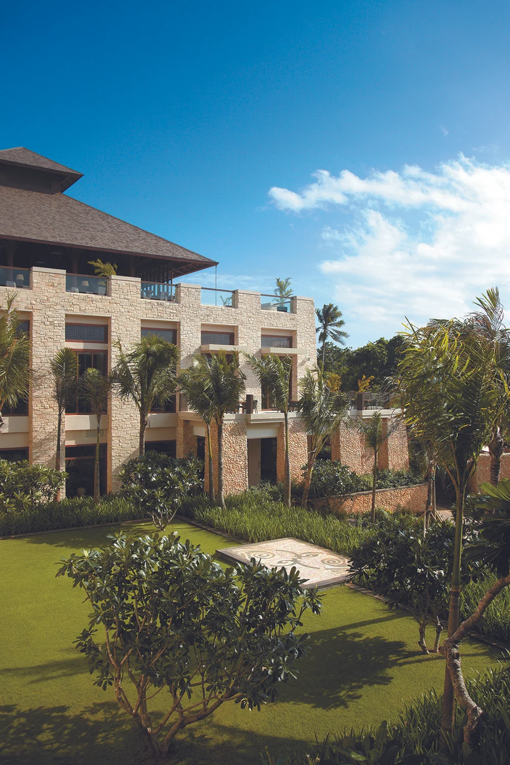 The hotel’s exterior.