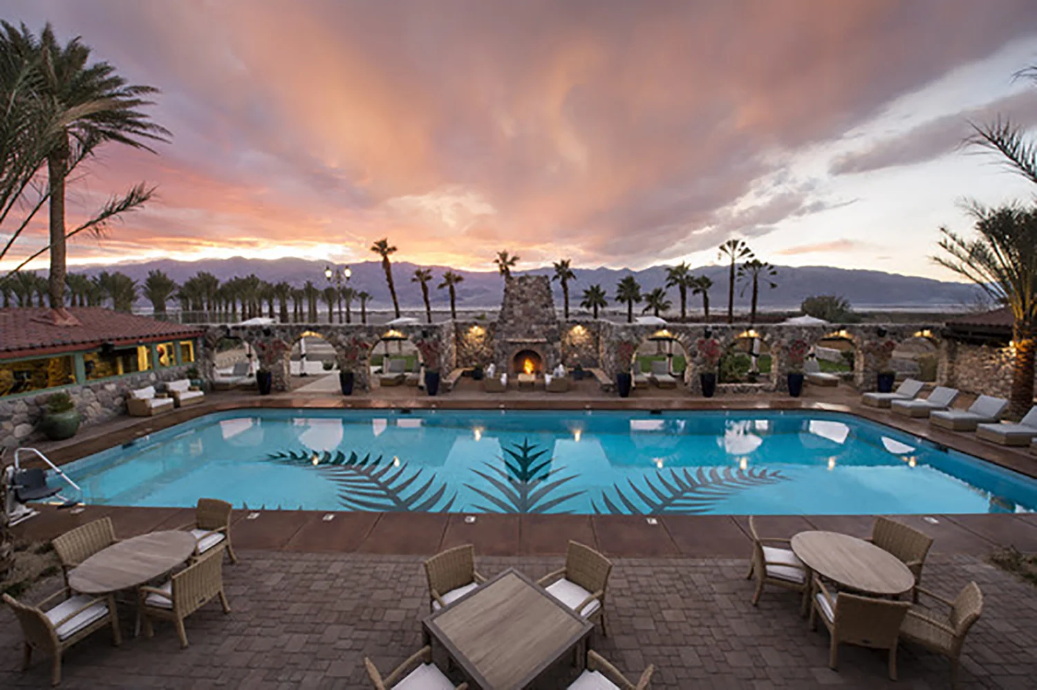 The Inn’s stunning swimming pool.
