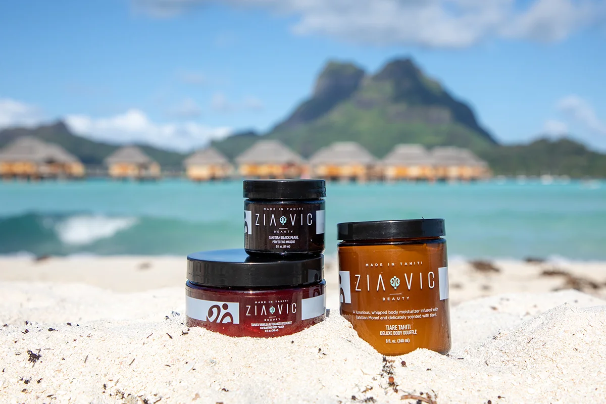 Ziavic Beauty products feature ingredients from the South Pacific.