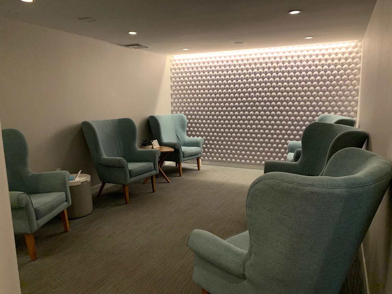 The relaxation lounge.