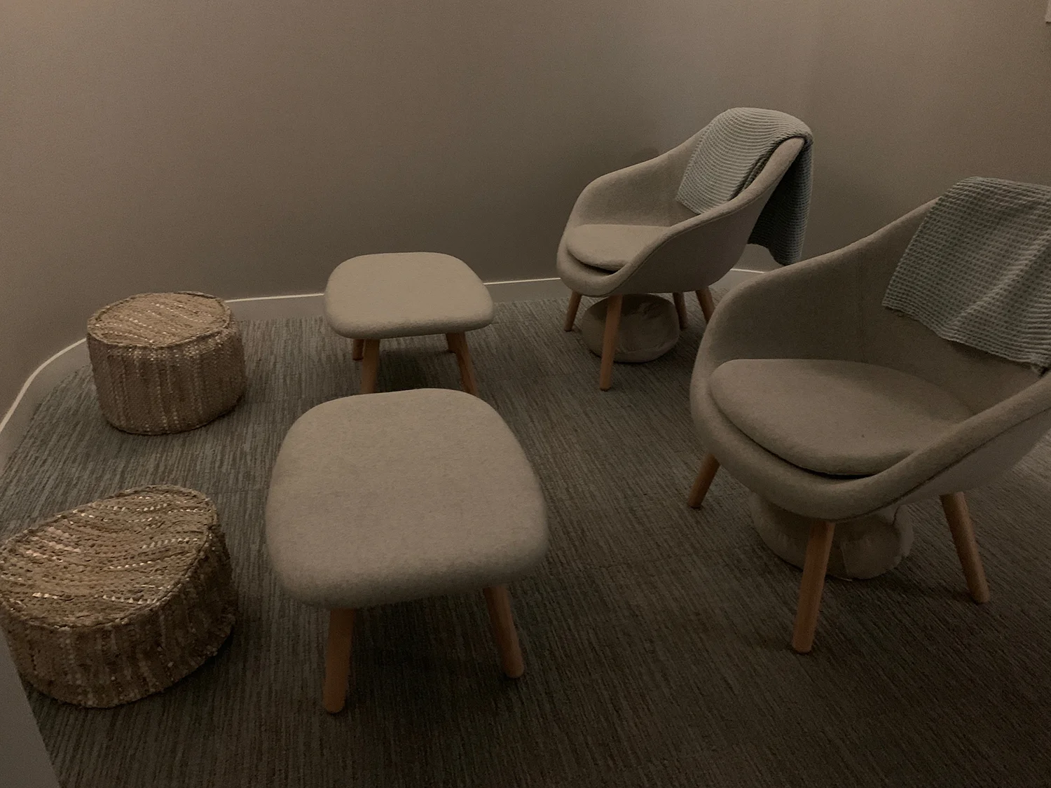Squeeze also offers chair massages for those who have less time.