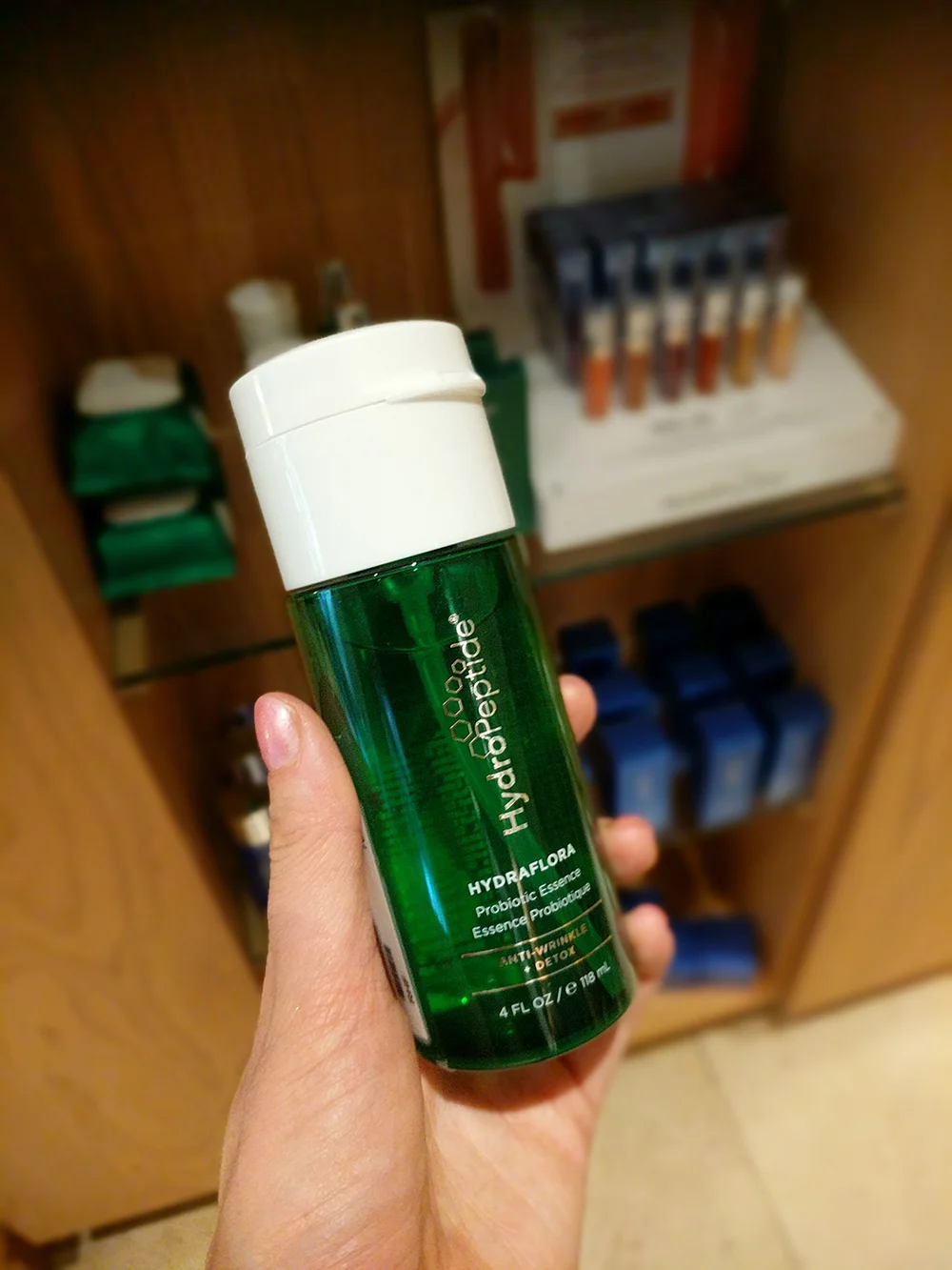 Hydropeptide is used in the spa’s facials and is available for purchase.
