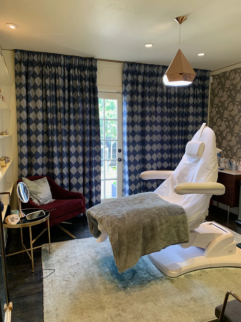 One of the spa’s treatment rooms.