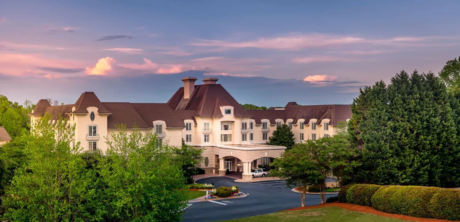 Château Élan Winery & Resort is 40 minutes northeast of Atlanta, Georgia.