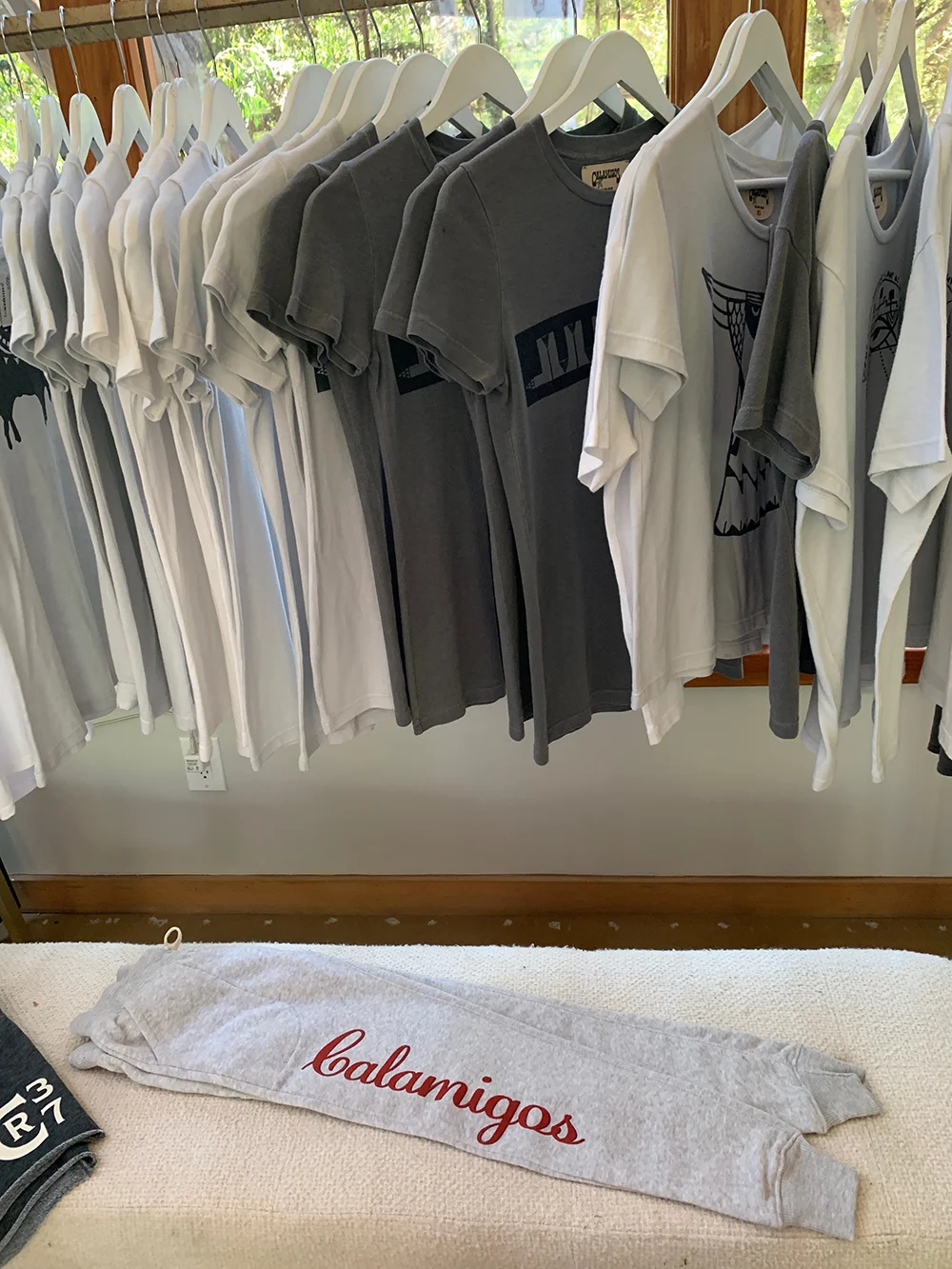 Guests can purchase Calamigos-themed merchandise.