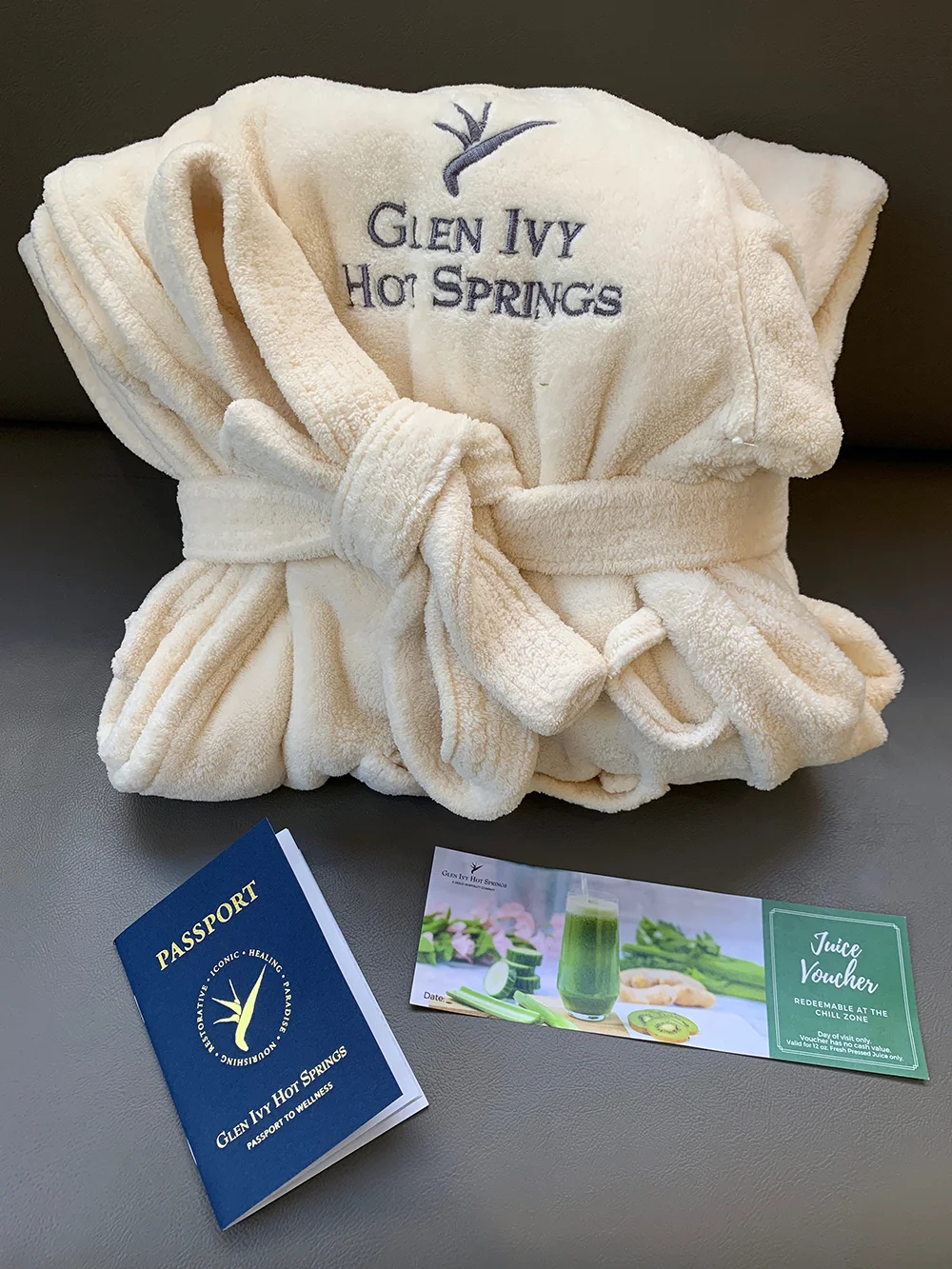 Armed with my Wellness Passport, robe and juice voucher, I was ready for my wellness journey to begin!
