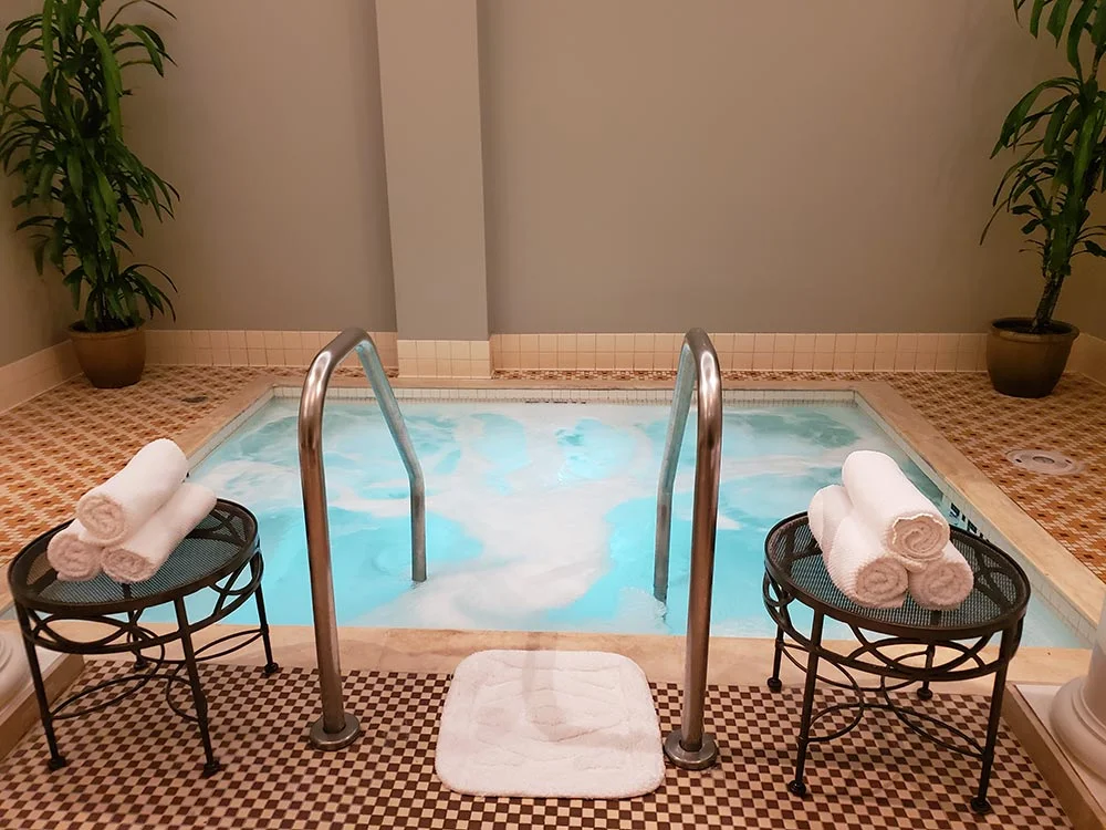 Jacuzzi at Aviara Spa.