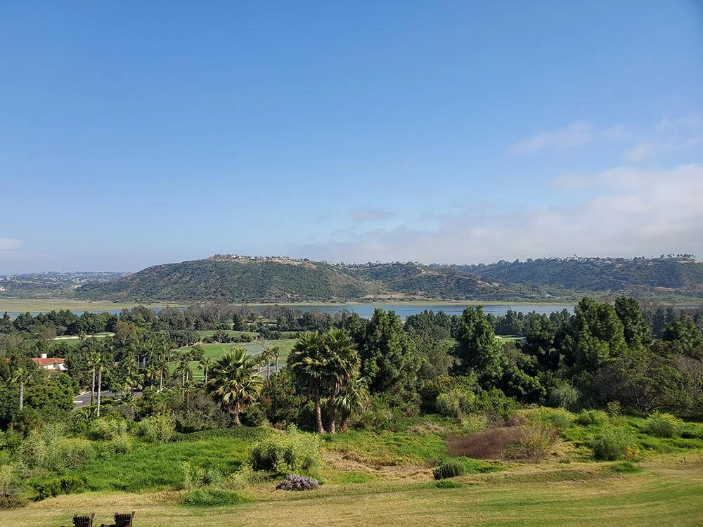 View of the Batiquitos Lagoon.