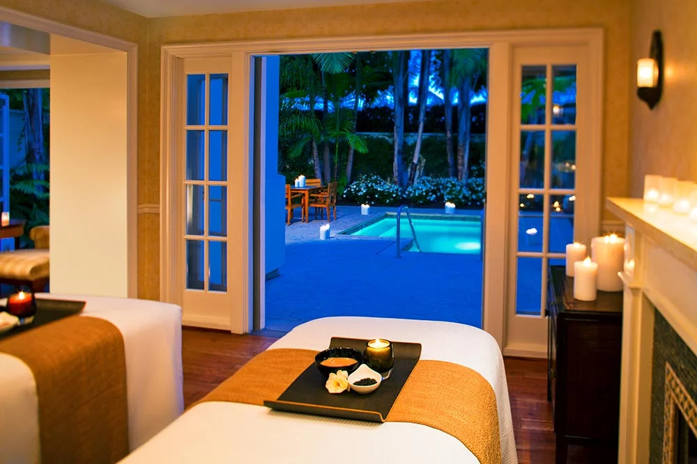 Couple’s Suite at Aviara Spa.