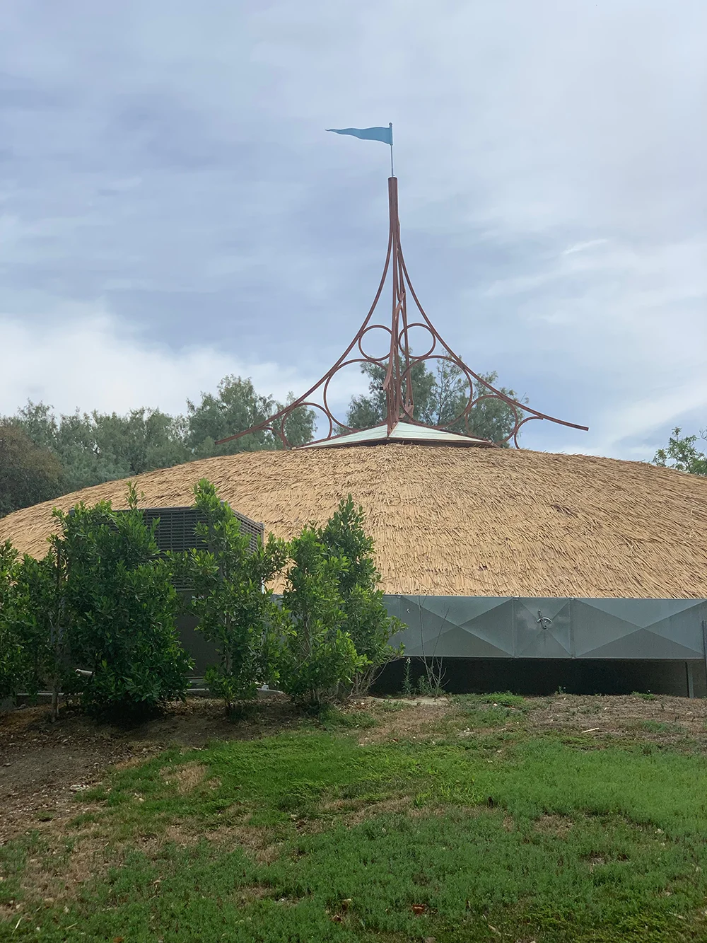 The 3,000-foot yoga dome.