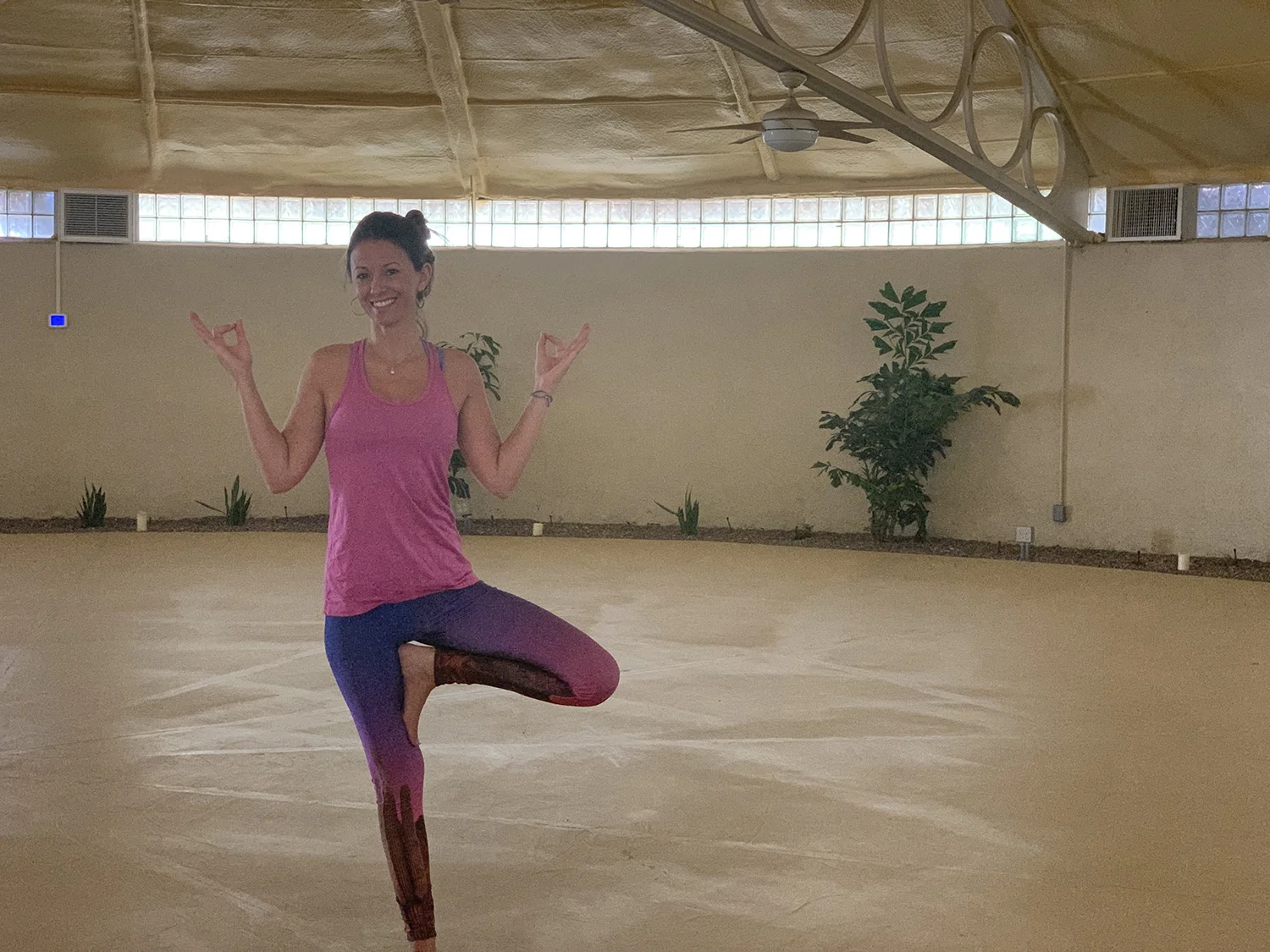 My yoga instructor, Lisa-Marie.
