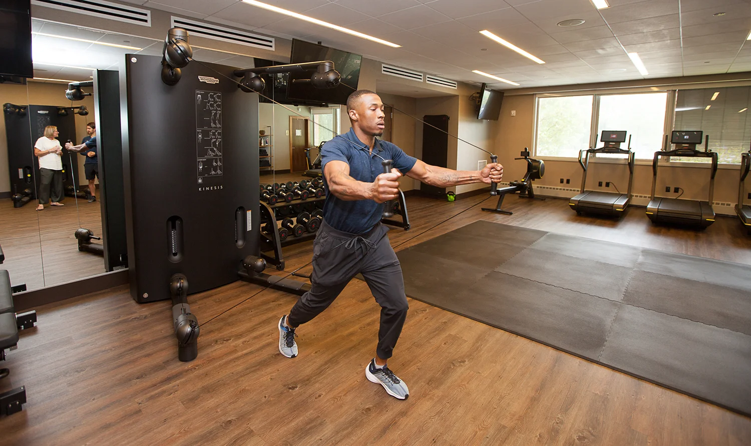 Guests also enjoy a state-of-the-art TechnoGym fitness and personal training center.