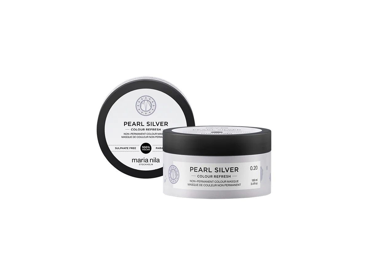 Colour Refresh in Pearl Silver is a gentle hair masque with non-permanent colour pigments that intensify or change hair color and lasts 4 to 10 washes.
