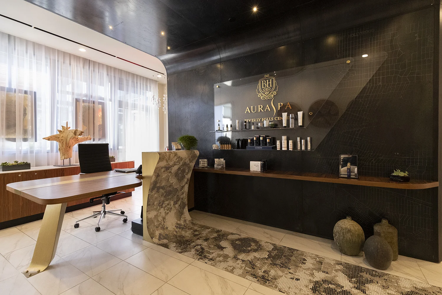 AuraSpa in Beverly Hills, California.