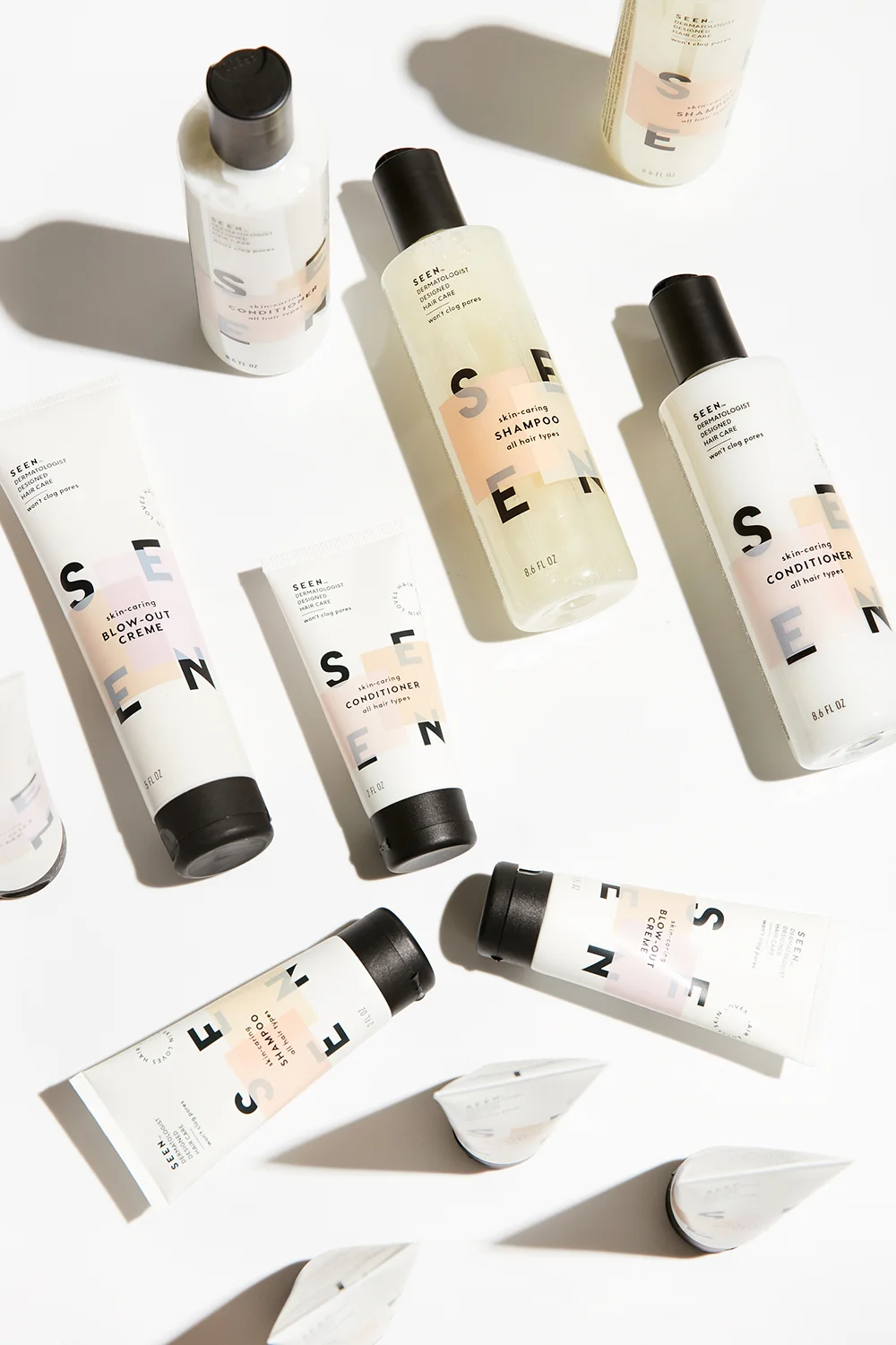 SEEN Hair Care was founded by Harvard-trained dermatologist Dr. Iris Rubin, and all the products are tested and proven to not clog pores or cause breakouts.