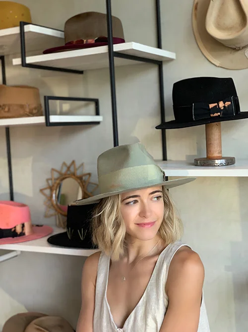 Behind the Brand: Teressa Foglia Makes Handmade Hats with a Focus on Sustainability
