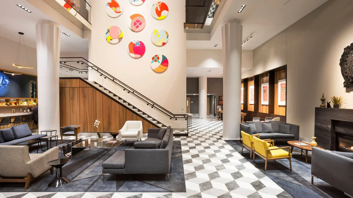 The lobby at Le Méridien Columbus, The Joseph.