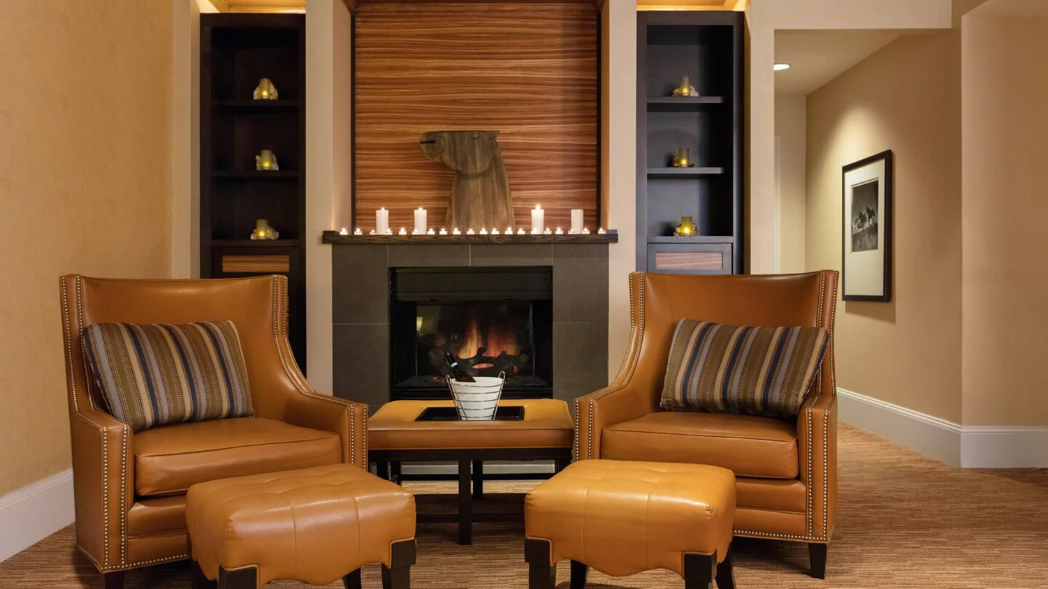 The relaxation lounge.