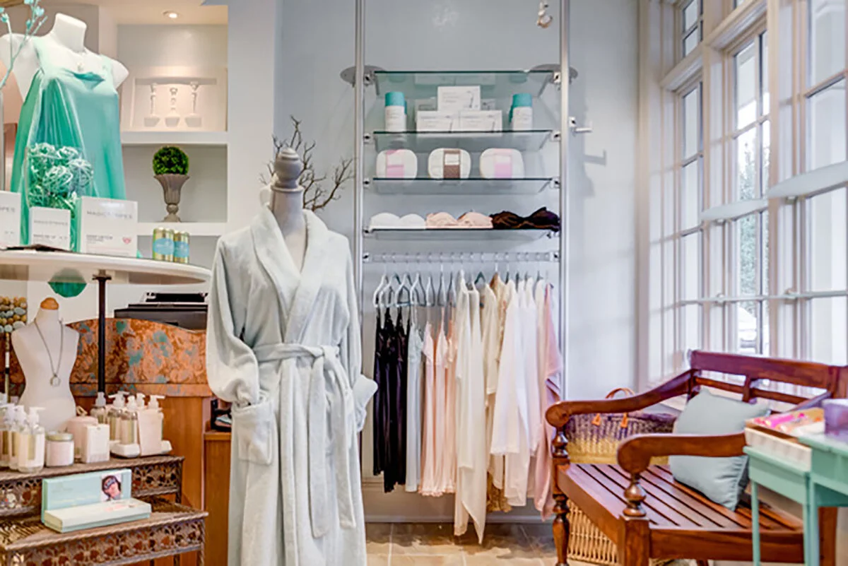 The retail boutique.