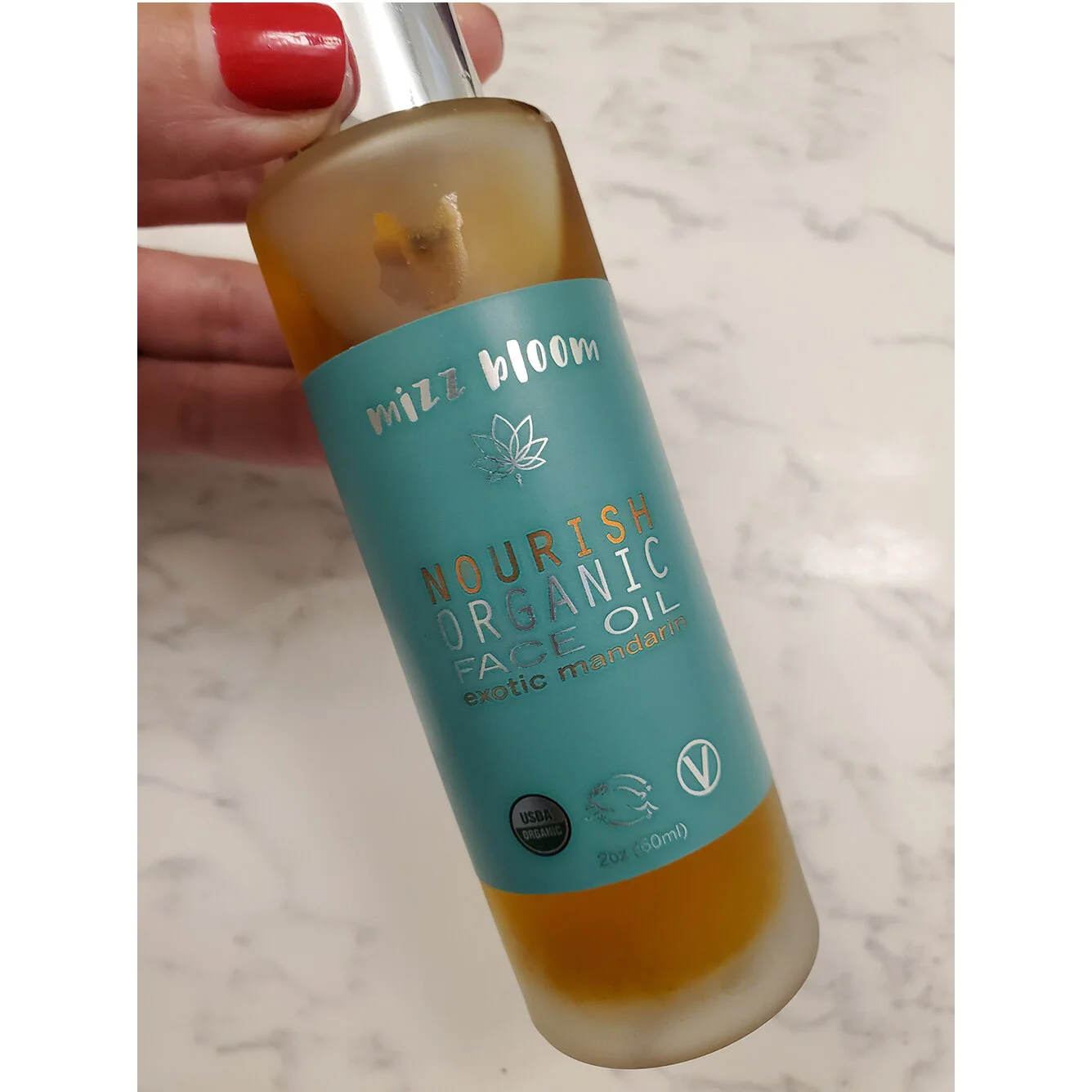 Mizz Bloom Nourish Organic Face Oil.