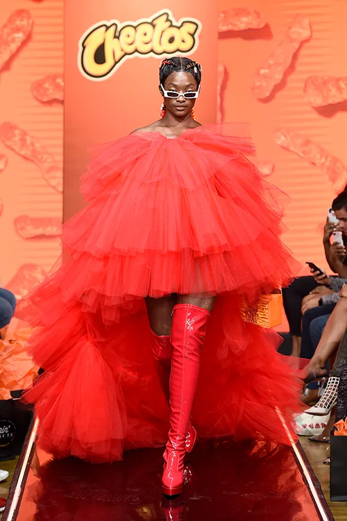 Cheetos Debuts Flamin' Haute Looks at Fashion Show and Style Bar in New York