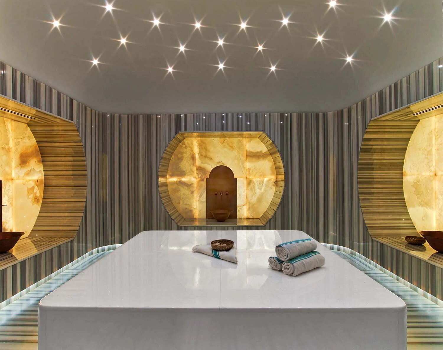 The spa also has three Turkish Hammams.