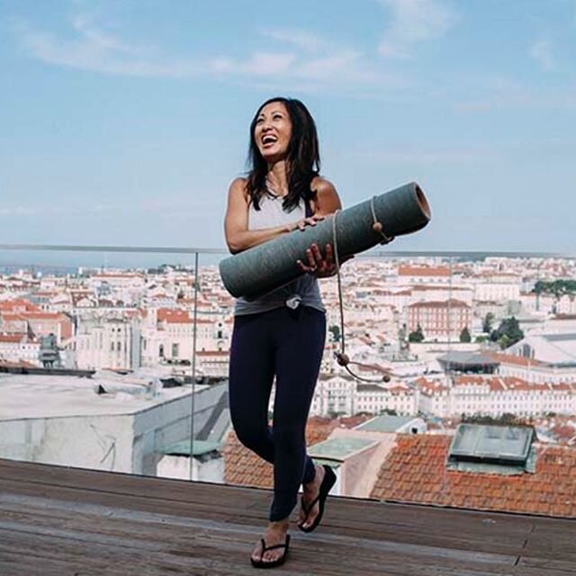 This week&rsquo;s #BeautyBoss is Christine Moghadam, founder of @corcyoga&mdash;a line of yoga mats and other accessories that are made from 100% organic cork sustainably harvested from Portugal. Inspired during a trip to Portugal, Moghadam embarked 