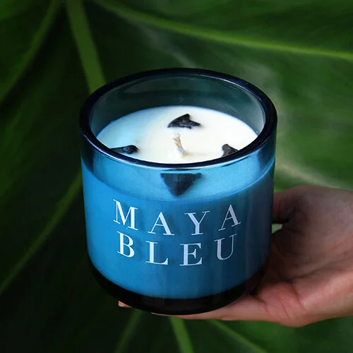 Behind the Brand: Maya Bleu's Eco-Friendly Shark Tooth Candles Give Back to the Ocean and Planet