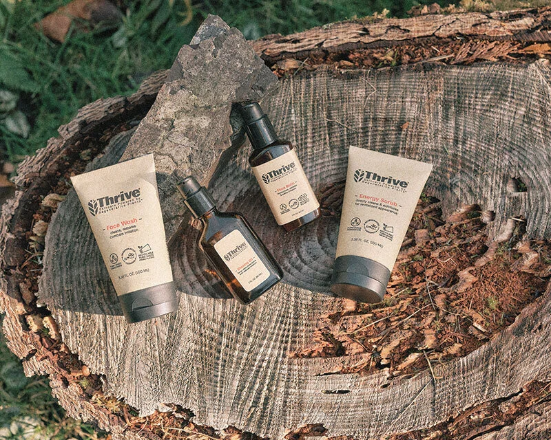 Sustainable Spotlight: Thrive, Unique Plant-Based Skincare with Regenerative Practices
