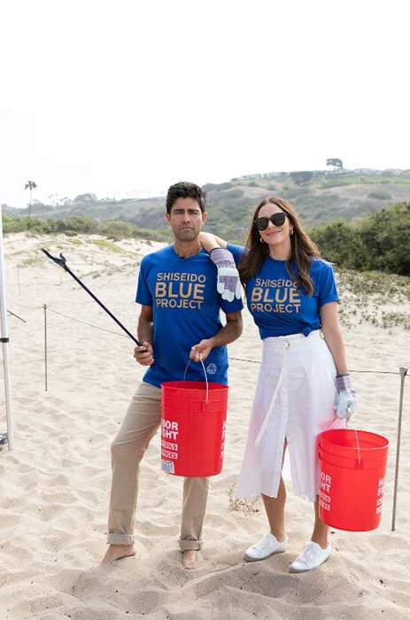 Shiseido Celebrates Sun Care Line with Shiseido Blue Project Beach Cleanup and Weekend of Events at the Shiseido Malibu Beach House