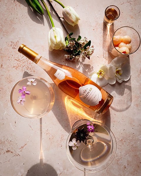 Celebrate National Rosé Day with This Glamorous Bodvár Lychee Rosé Cocktail