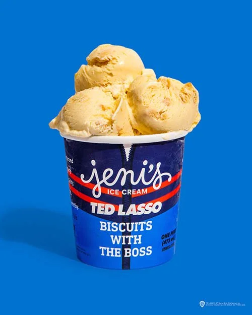 Jeni's Splendid Ice Creams Releases Limited-Edition Flavor Inspired by "Ted Lasso"