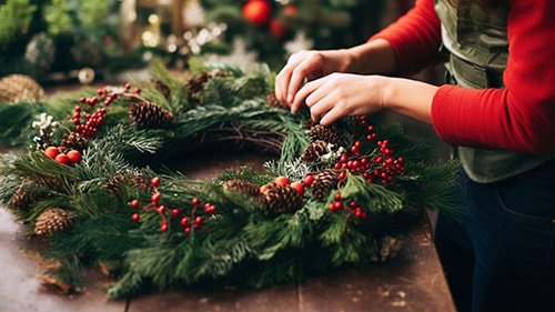 Learn to Make a Custom Holiday Wreath on November 30 With Stems at The Langham Huntington, Pasadena