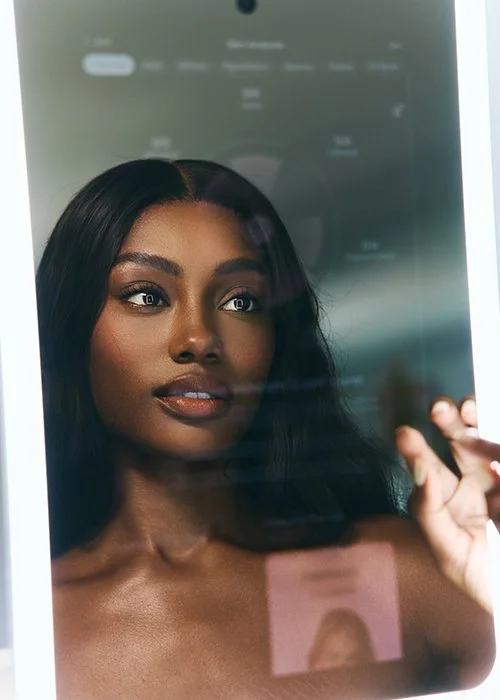 This AI Mirror Turns Your Everyday Beauty Routine Into An Immersive Experience