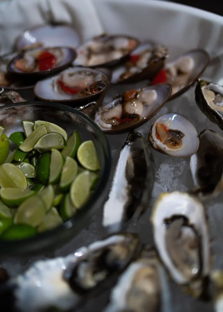 Shelfish with limes in Loreto, Mexico  [Image courtesy of Baja California Sur Tourism/photography by Nea Serrano]