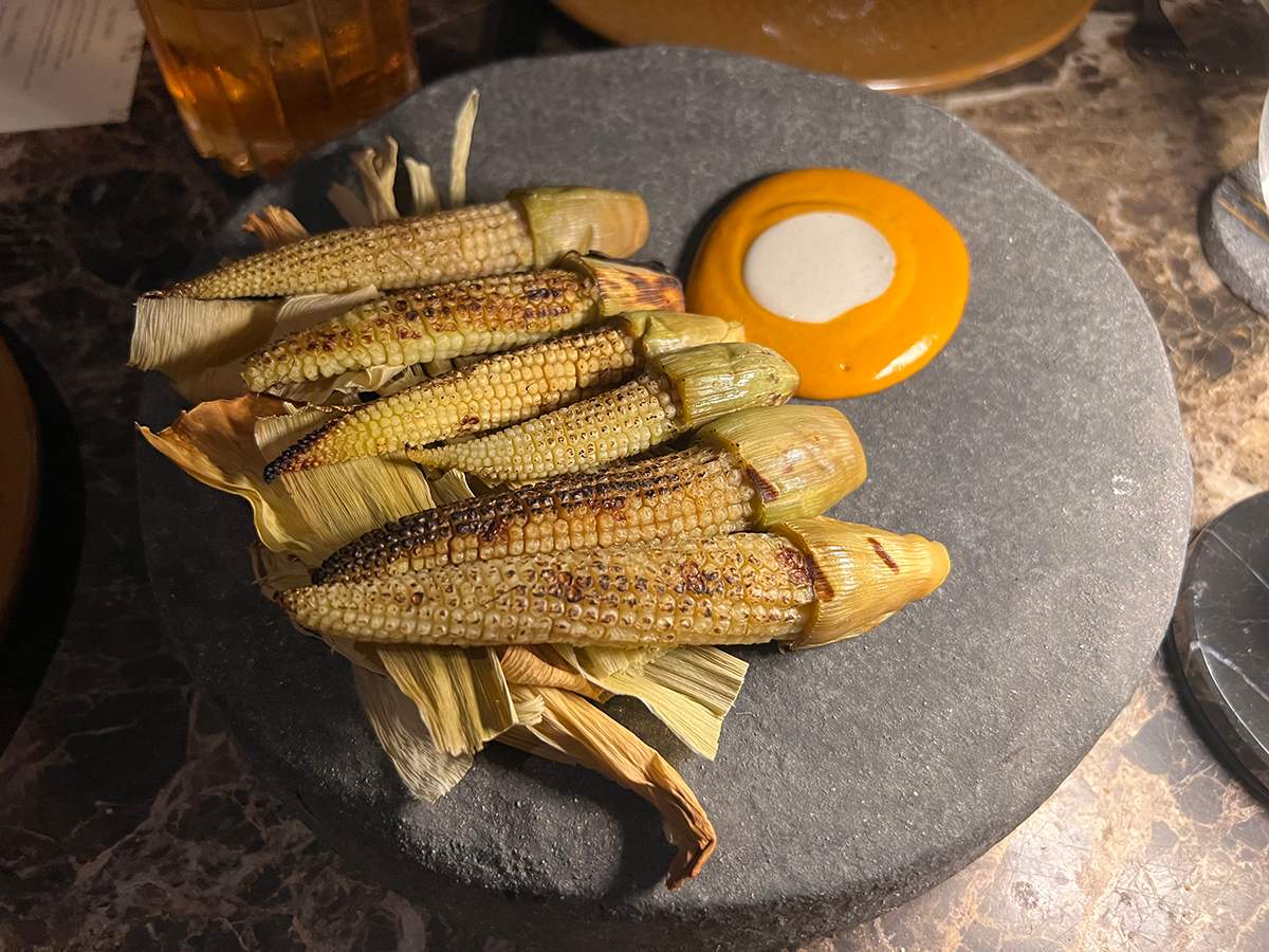 Grilled Miraflores Corn at Humo
