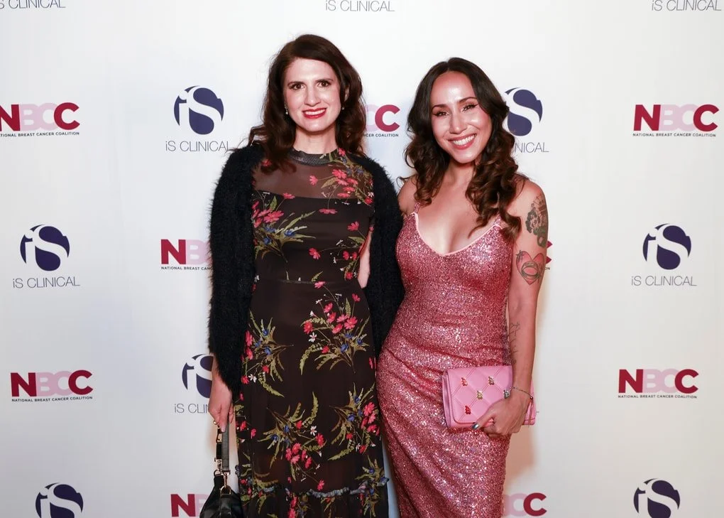 Spa & Beauty Today Co-Founder Lizzy Sherman and beauty editor Marianne Mychaskiw attend Les Girls Cabaret.