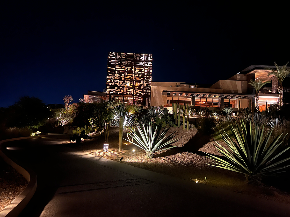 Sensei at Zadún, a Ritz-Carlton Reserve at night.