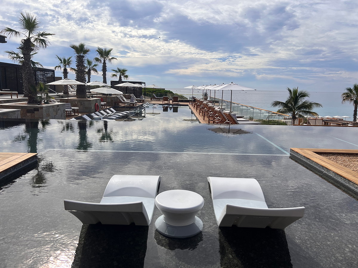 Infinity swimming pool at Sensei at Zadún, a Ritz-Carlton Reserve.